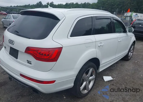 2014 Audi Q7 3.0T S Line Prestige from USA, damaged, VIN WA1DGAFE5ED013911
